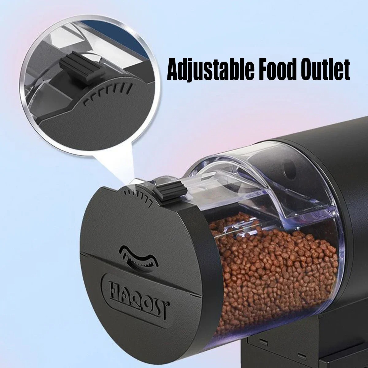 Aquarium Fish Feeder Automatic - 自動魚フィーダー 100ML容量 電池式 プログラム可能なタイマー付き 水槽用 簡単セットアップ