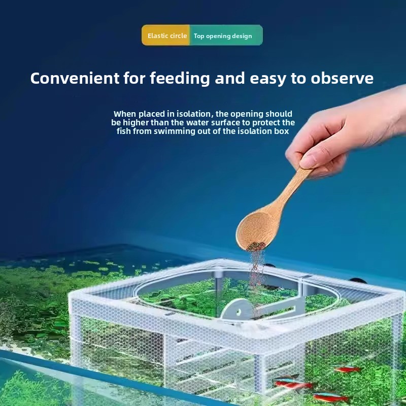 Tank Divider Mesh - 水槽用魚繁殖網隔離ボックス、水槽仕切り、孵化場、育苗網、稚魚・グッピー・小型熱帯魚用ブリーダーボックス