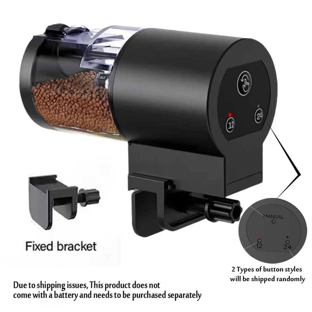 Aquarium Fish Feeder Automatic - 水槽インテリジェントフィーダー タイマー付きフィーダー 観賞魚・カメ用自動給餌器 水槽内の魚の自動給餌