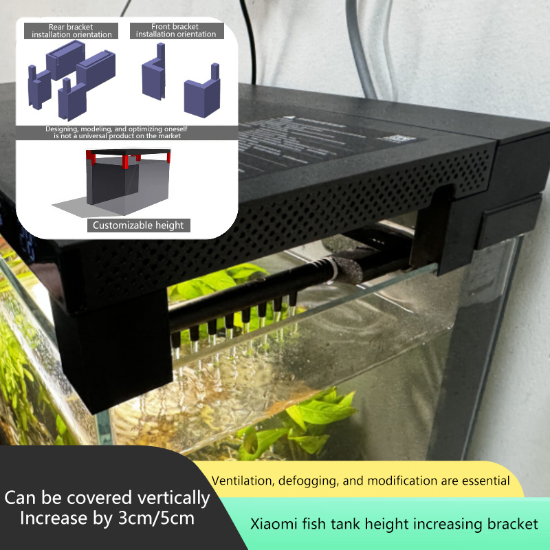 Tank Divider Mesh - 1セット Xiaomi Mijiaスマート水槽用 [カバー付き] 高さ調整ブラケットキットアクセサリー。