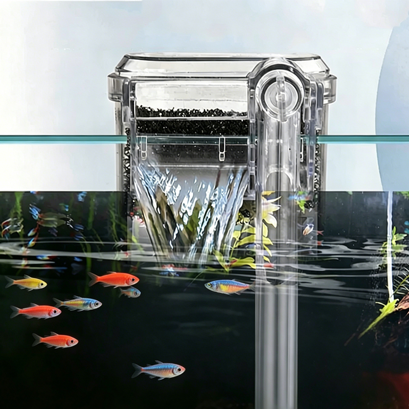 Aquarium Xl - 新型水槽吊り下げ式フィルター ミニフィルター 魚タンク USB電源インターフェース 2.5W 流量250L/H