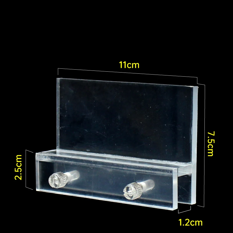 透明なアクリルの水槽のLEDライトホルダー、水族館ランプ、吊 - Tank Divider Mesh のレビューと価格