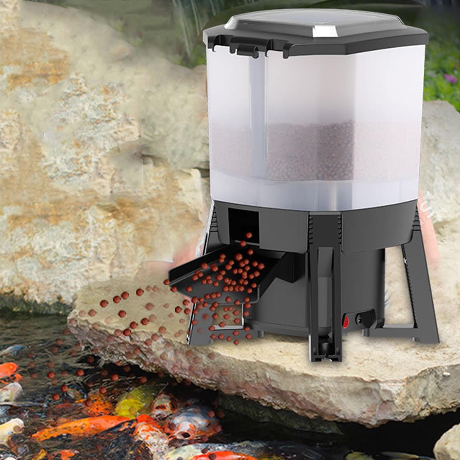 6L調整可能なソーラー自動水槽フィーダータイマー魚池デジタル - Aquarium Fish Feeder Automatic のレビューと価格