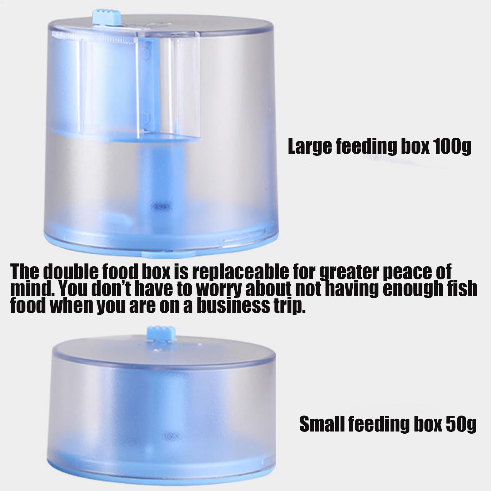 魚自動給餌器調整可能な精密フードディスペンサータイマー付き水 - Aquarium Fish Auto Feeder のレビューと価格
