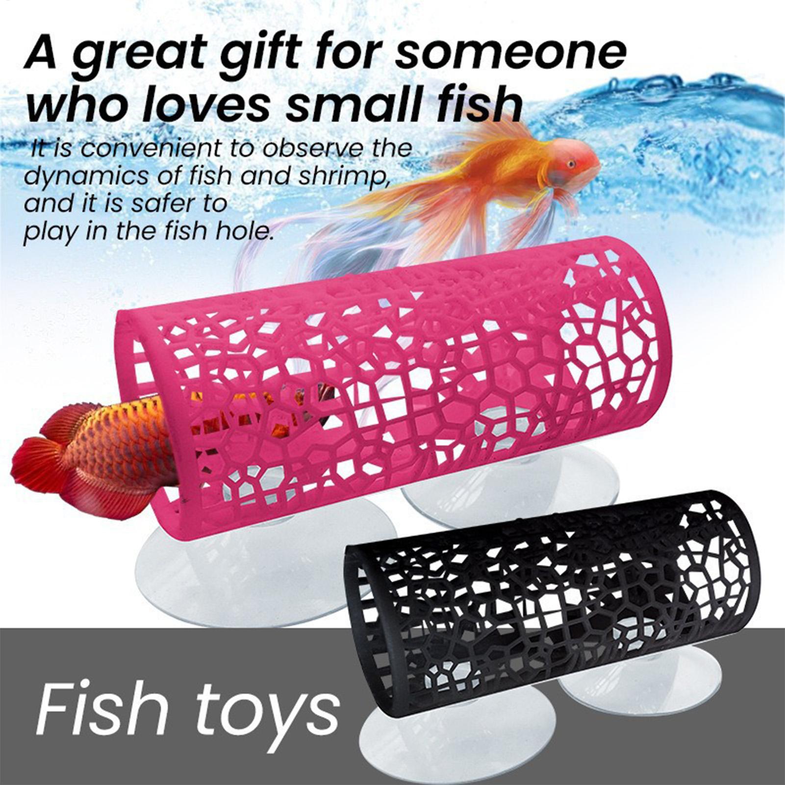 ベタの生息地、休憩用シェルター、装飾用魚トンネルおもちゃ、水 - Aquarium Fish Cichlid のレビューと価格
