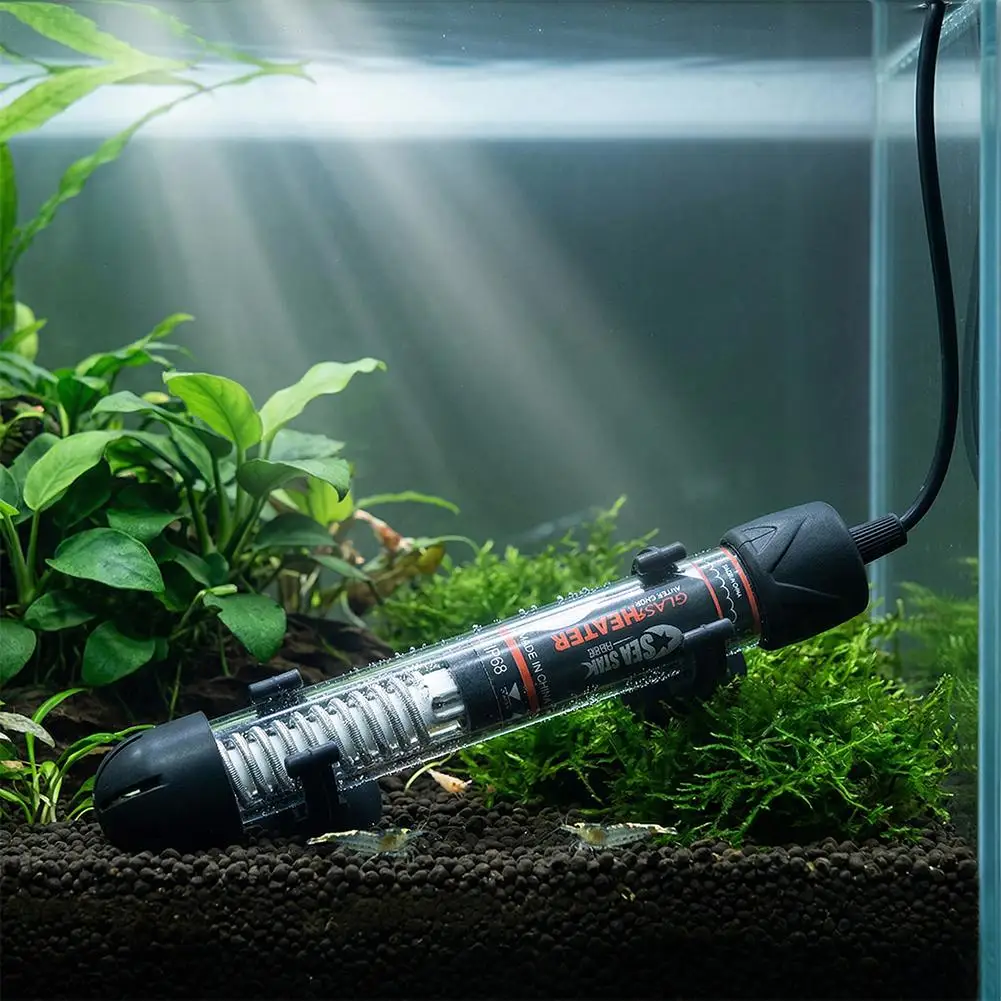 調整可能な水槽ヒーター 25W-300W 自動定温 魚タンク - Aquarium Fish Cold Water のレビューと価格