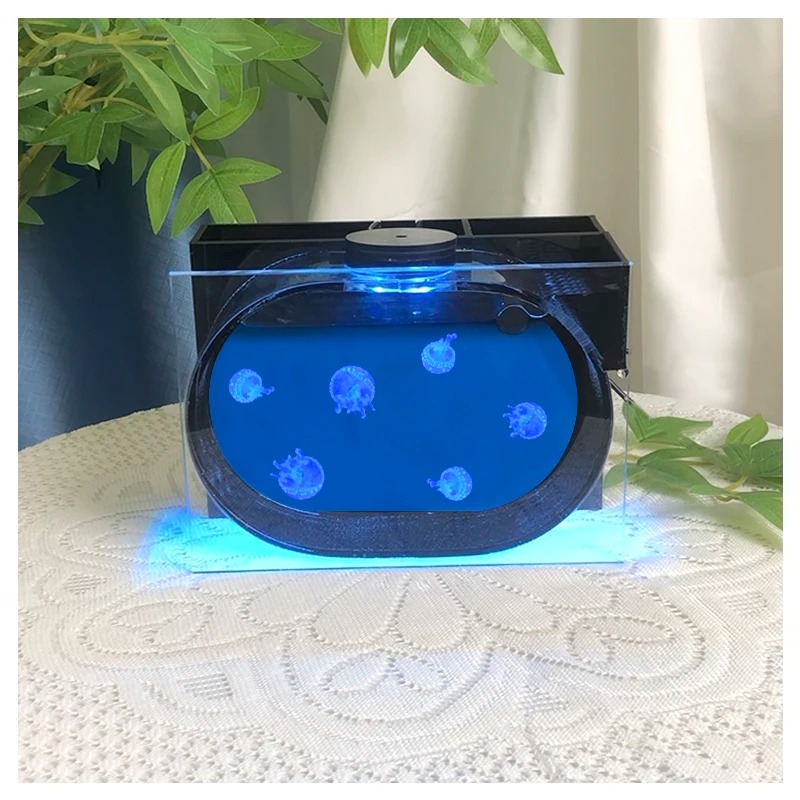 ミニデスクトップアクリル水族館クラゲタンクベタ水槽小型水族館 - Aquarium Xl のレビューと価格