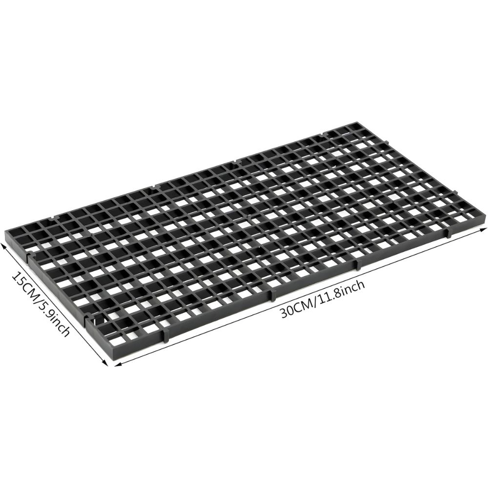 14個入り水槽グリッドディバイダー プラスチックメッシュセッ - Tank Divider Mesh のレビューと価格