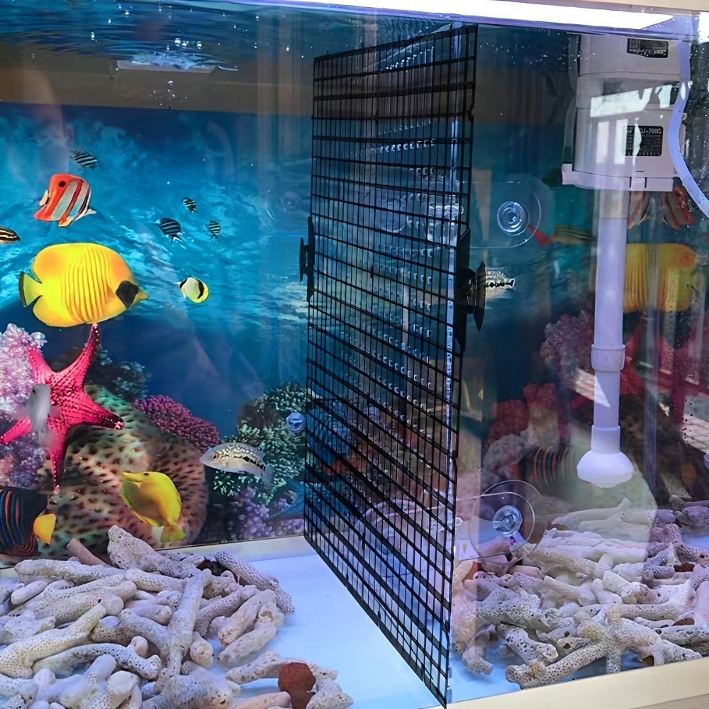 14個入り水槽グリッドディバイダー プラスチックメッシュセッ - Tank Divider Mesh のレビューと価格