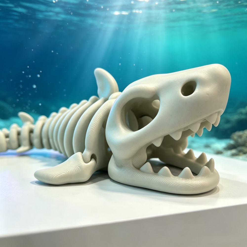 サメの骨格水槽装飾品、可動式オーナメント、爬虫類、魚タンクの - Aquarium Fish Cichlid のレビューと価格