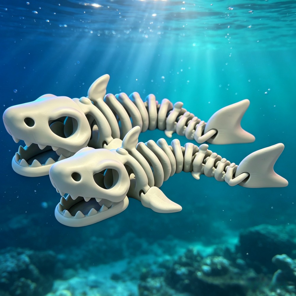 サメの骨格水槽装飾品、可動式オーナメント、爬虫類、魚タンクの - Aquarium Fish Cichlid のレビューと価格
