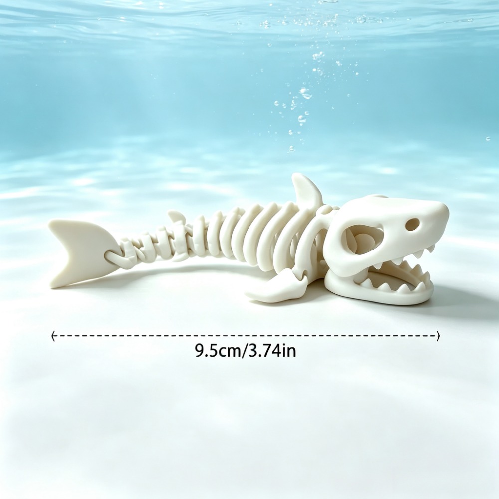 サメの骨格水槽装飾品、可動式オーナメント、爬虫類、魚タンクの - Aquarium Fish Cichlid のレビューと価格