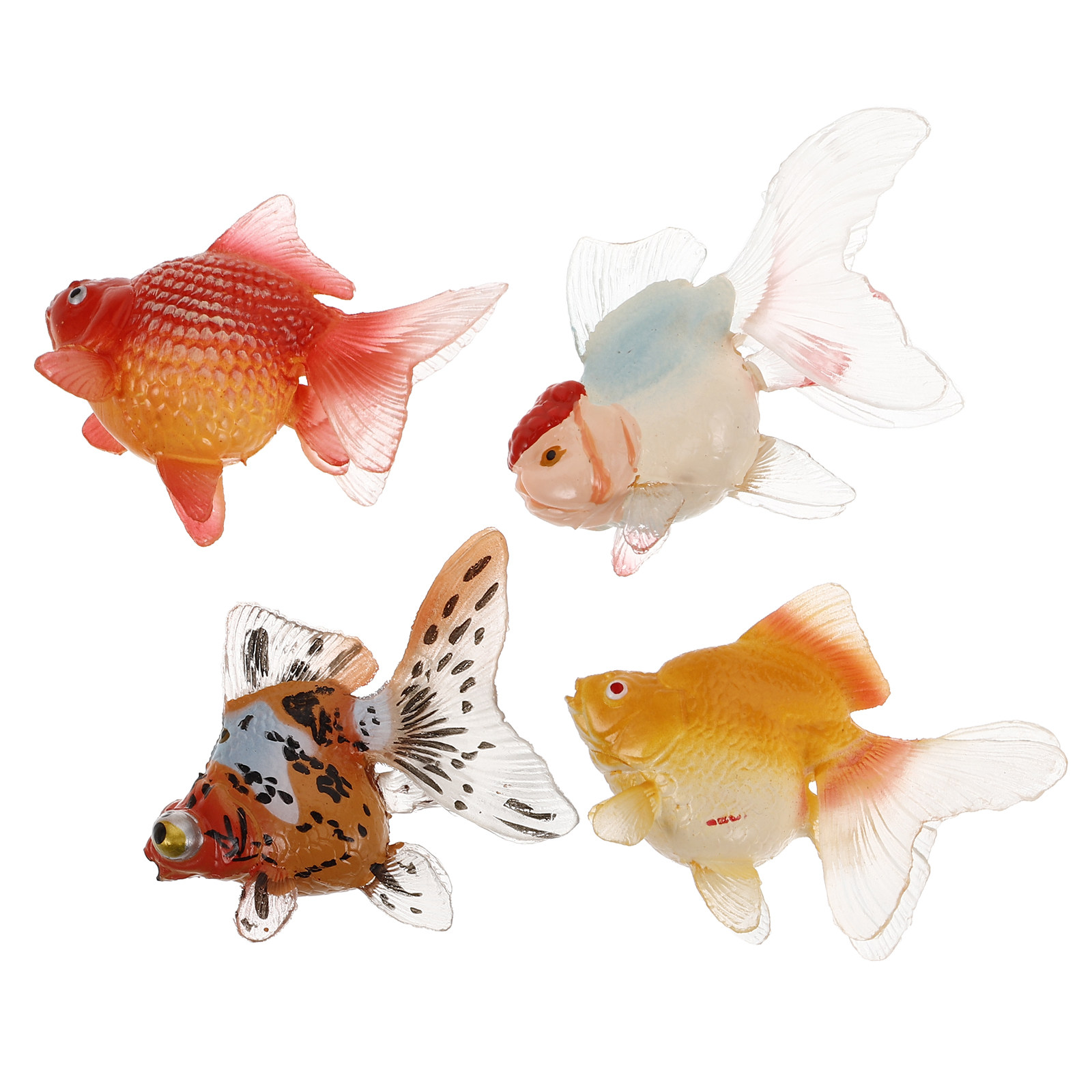 4個入りリアルなフローティングアクアリウムデコレーション人工 - Fish Aquarium Home のレビューと価格