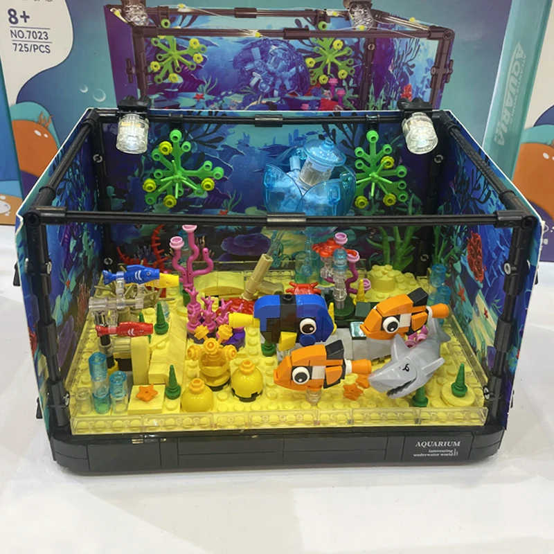 アイデアシリーズ アクアリウム 海洋動物 ビルディングブロッ - Aquarium Fish Marine のレビューと価格