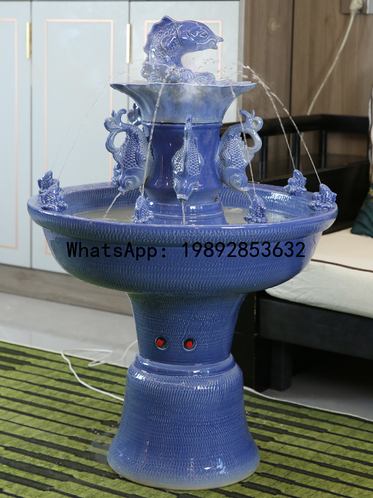 XLセラミック流水飾り、富を引き寄せる循環水酸素噴水、家庭用 - Aquarium Xl のレビューと価格