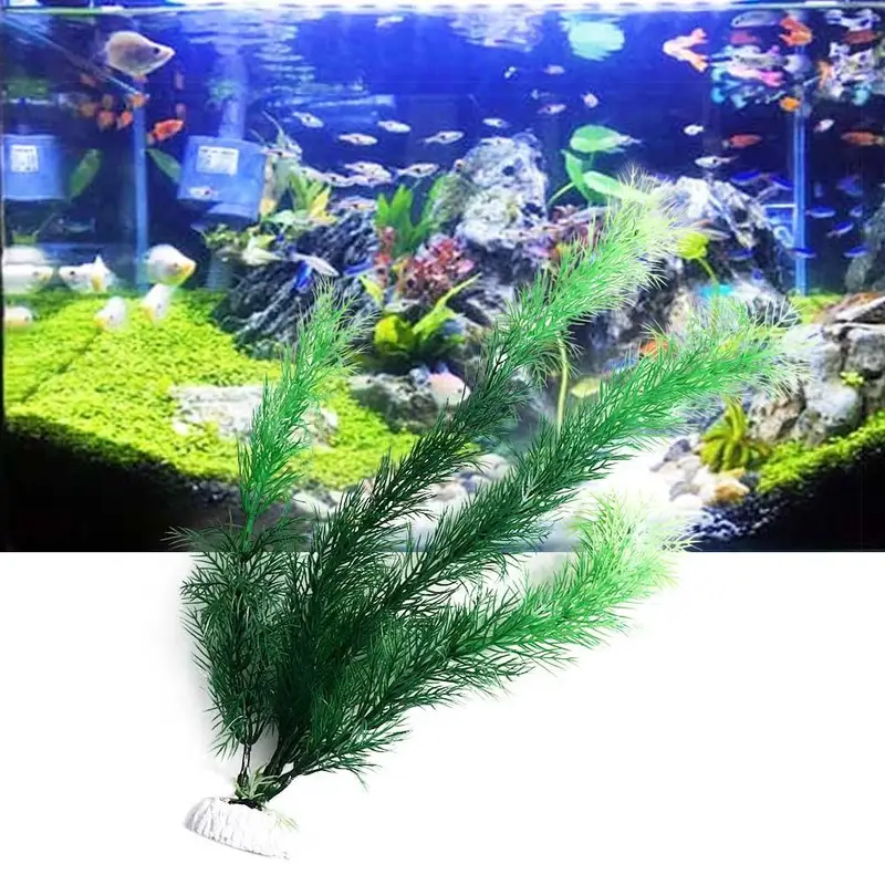 人工水族館の装飾植物水中水草水生プラスチック植物水槽水族館の - Aquarium Fish Only のレビューと価格