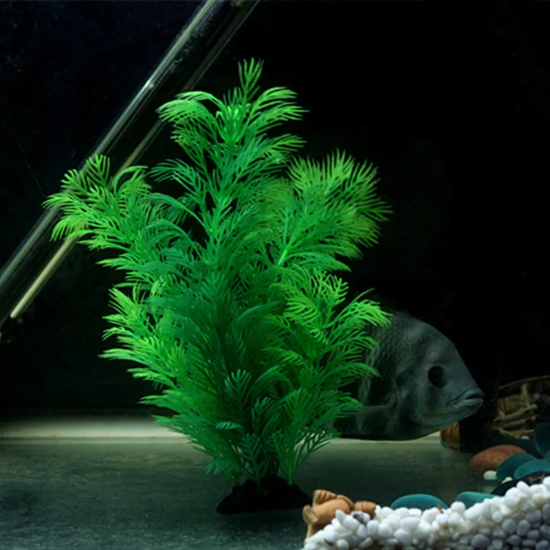 人工水族館の装飾植物水中水草水生プラスチック植物水槽水族館の - Aquarium Fish Only のレビューと価格