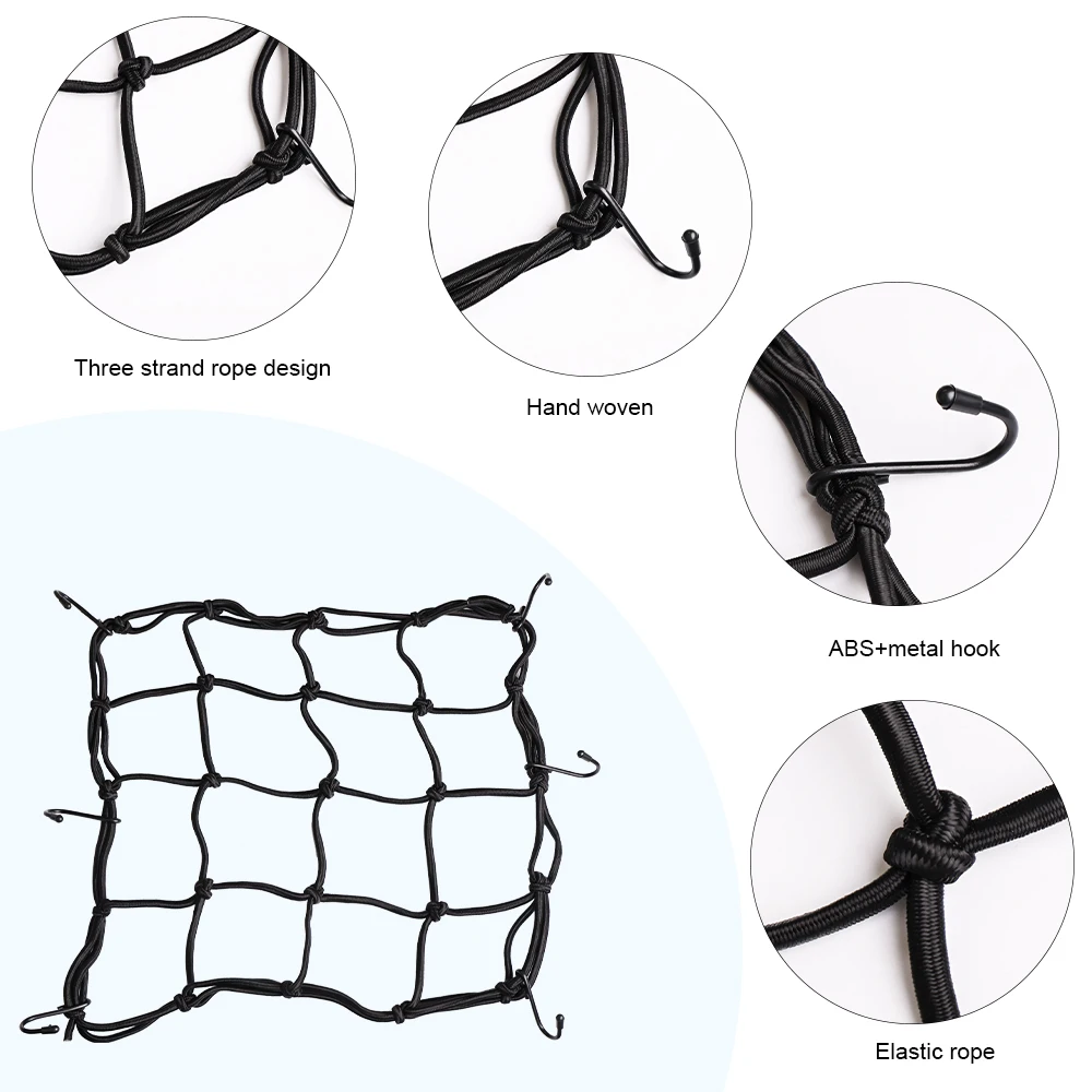 バイク用ラゲッジネットカバー バンジーヘルメットホルダー 3 - Tank Divider Mesh のレビューと価格