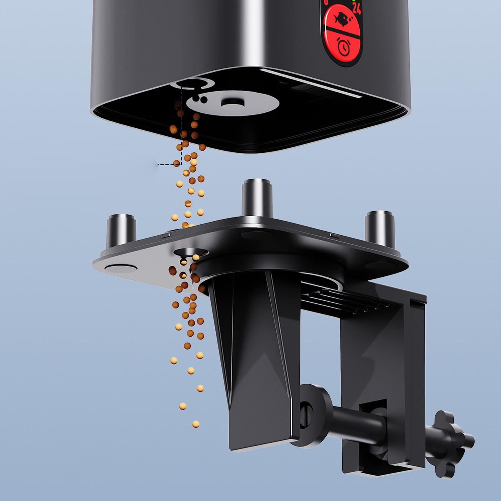 自動魚フィーダー自動充電式小型給餌ステーション自動魚フィーダ - Aquarium Fish Auto Feeder のレビューと価格