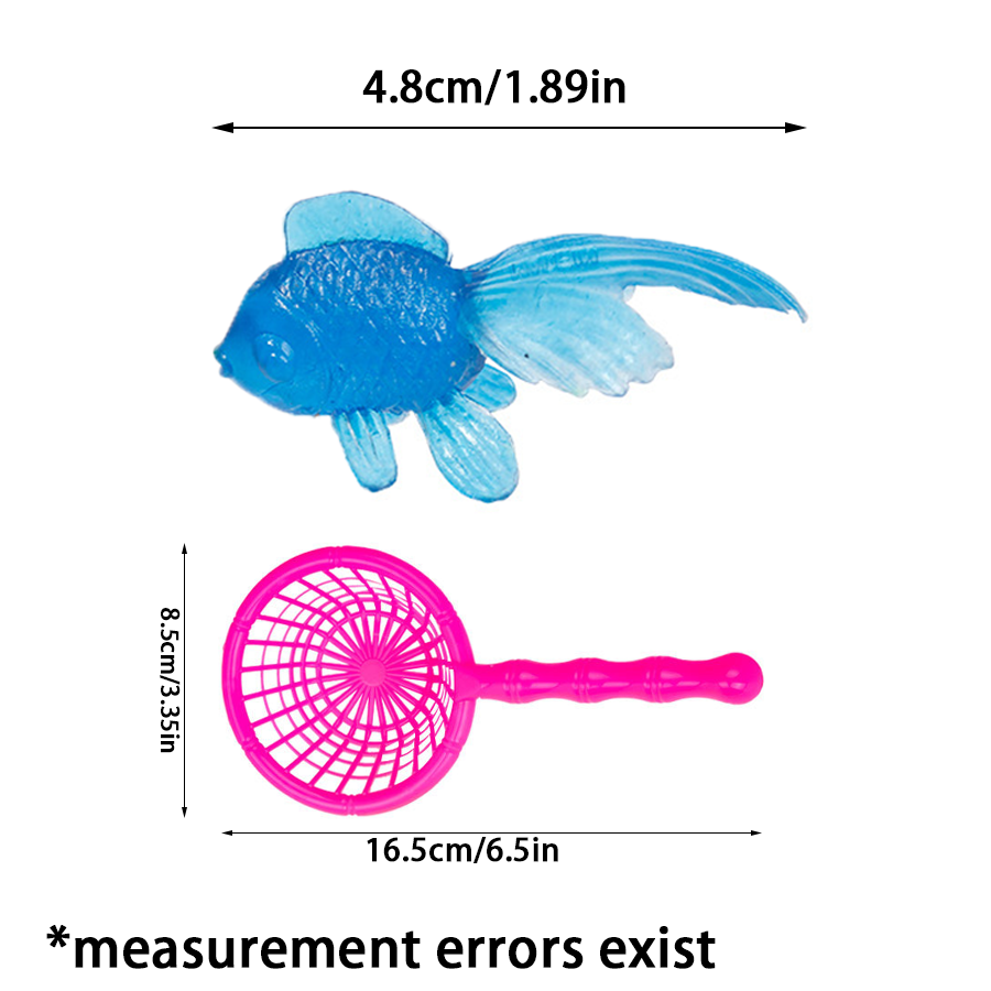 9/18個入りフローティング金魚＆釣り網セット、ペット猫用お - Aquarium Fish Goldfish のレビューと価格