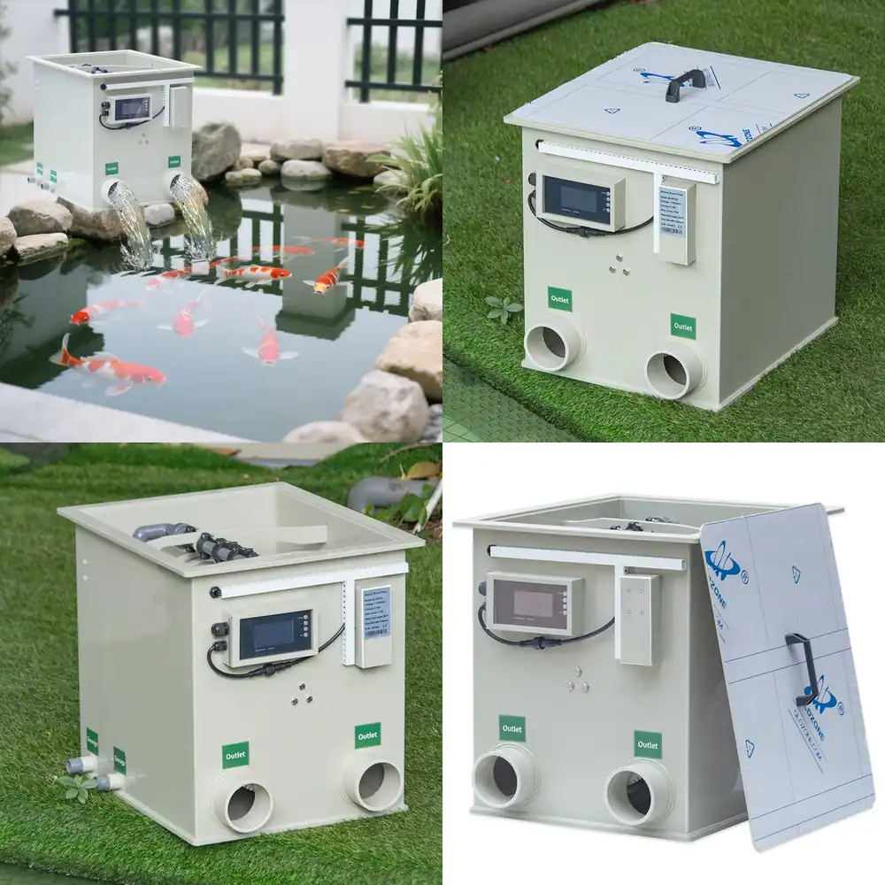 QihangRAS 5300ガロン鯉池用RDFマイクロドラム - Fish Aquarium Home のレビューと価格