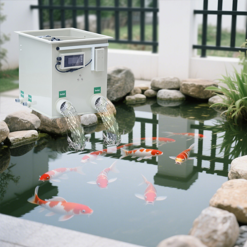 QihangRAS 5300ガロン鯉池用RDFマイクロドラム - Fish Aquarium Home のレビューと価格