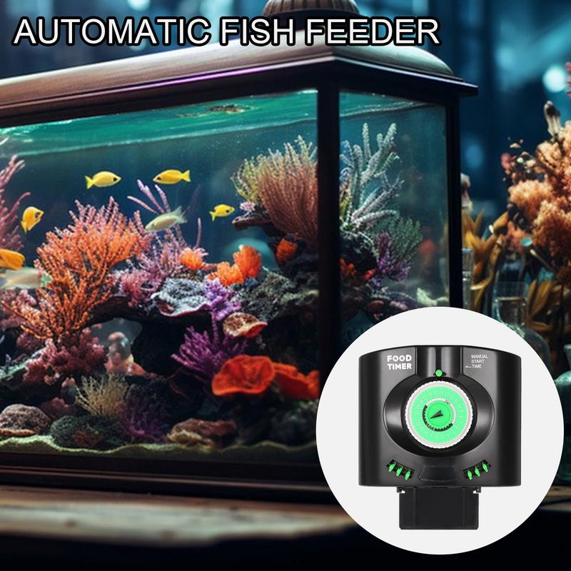 タイマー付き自動フィッシュフィーダー、水族館フードディスペン - Aquarium Fish Auto Feeder のレビューと価格