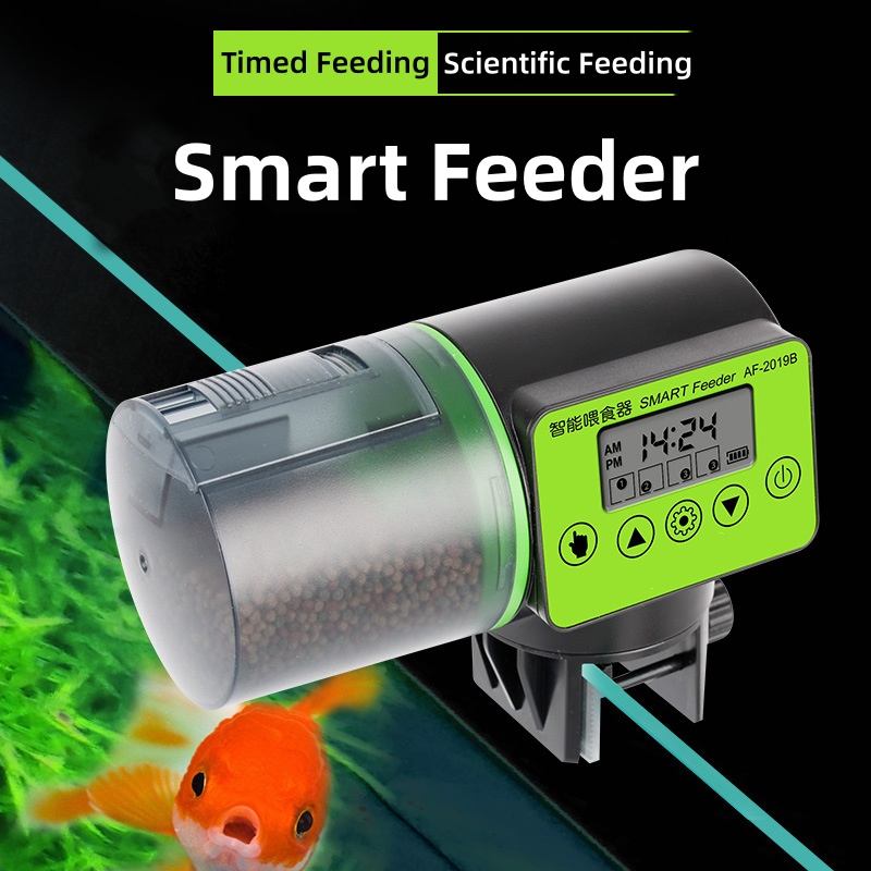 水槽自動給餌器タイマー自動給餌器水族館200ml大容量魚給餌 - Aquarium Fish Auto Feeder のレビューと価格