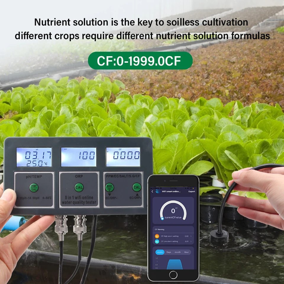WiFiデジタルPH ORP TDS EC塩分 S.G 温度 - Aquarium Fish Online のレビューと価格