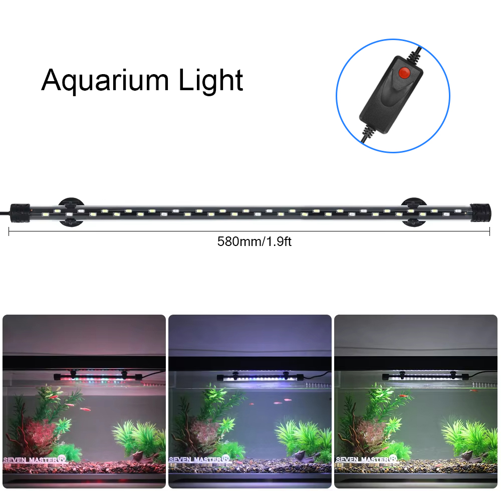 防水LED水族館植物成長ランプ,水槽ライト,水中水族館ライト - Aquarium Fish Only のレビューと価格