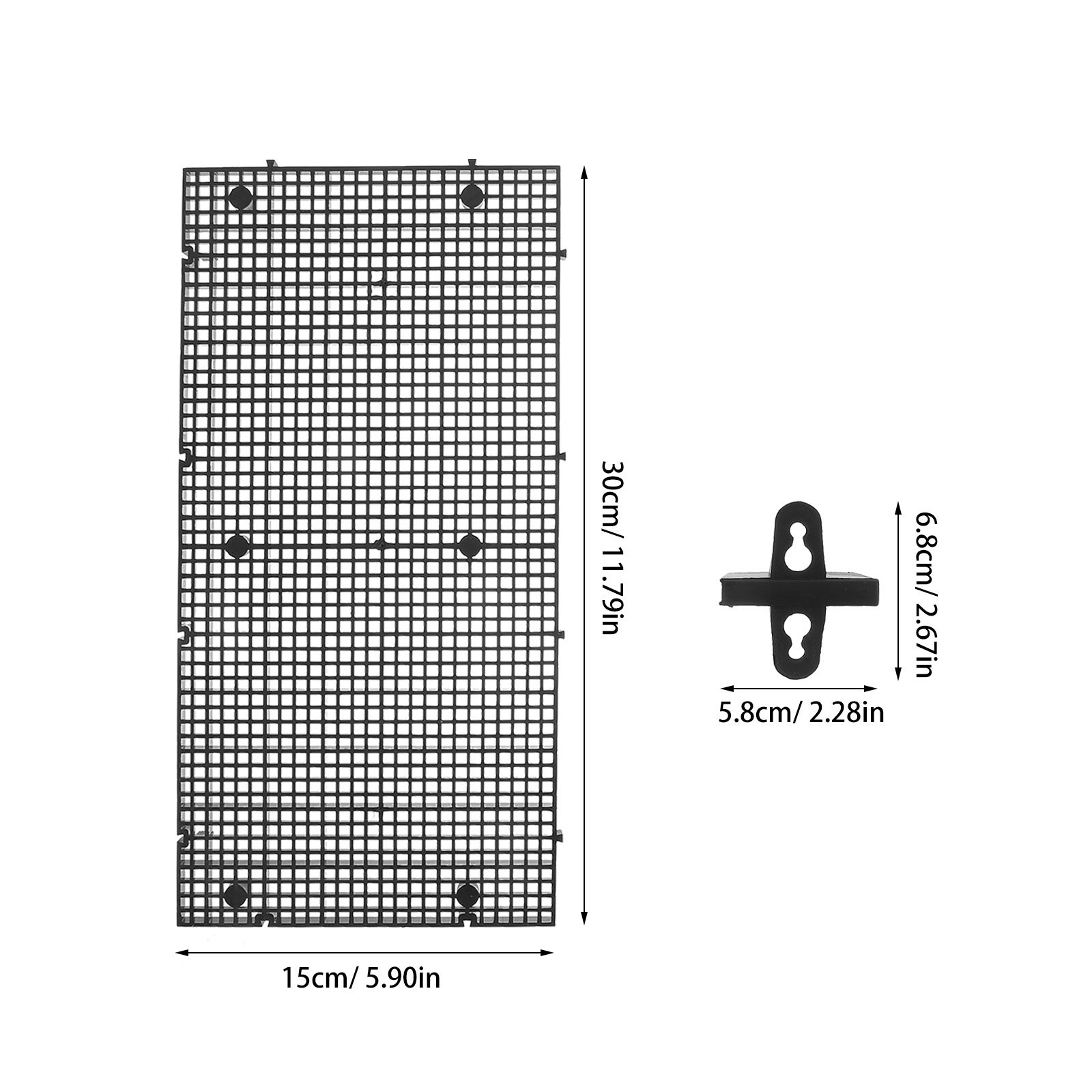 4枚組水槽隔離板 アクアリウム仕切りメッシュ 切断可能 吸盤 - Tank Divider Mesh のレビューと価格