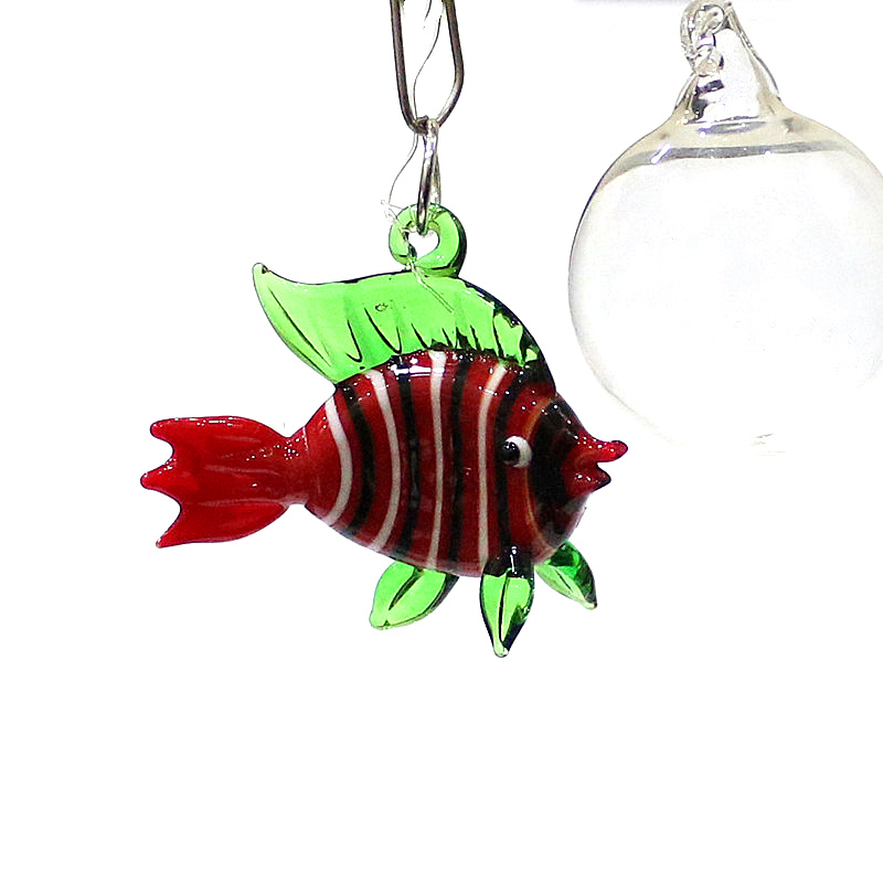 水槽飾り 浮かぶガラス製海洋生物ペンダントオーナメント 可愛 - Aquarium Fish Marine のレビューと価格