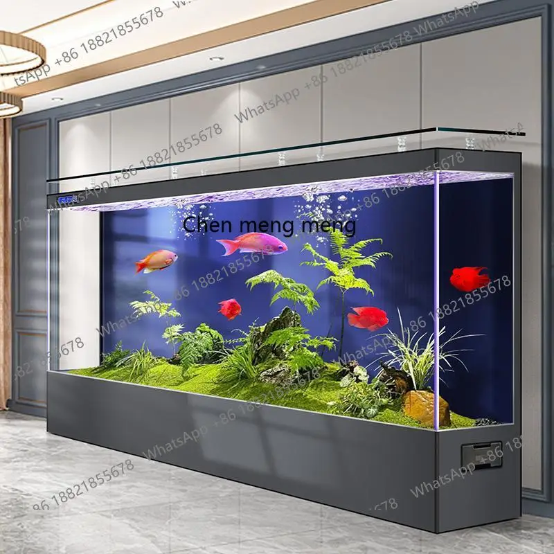 G153 生態水槽、リビングルームに置く大型超白ガラス、水換 - Aquarium Fish Goldfish のレビューと価格