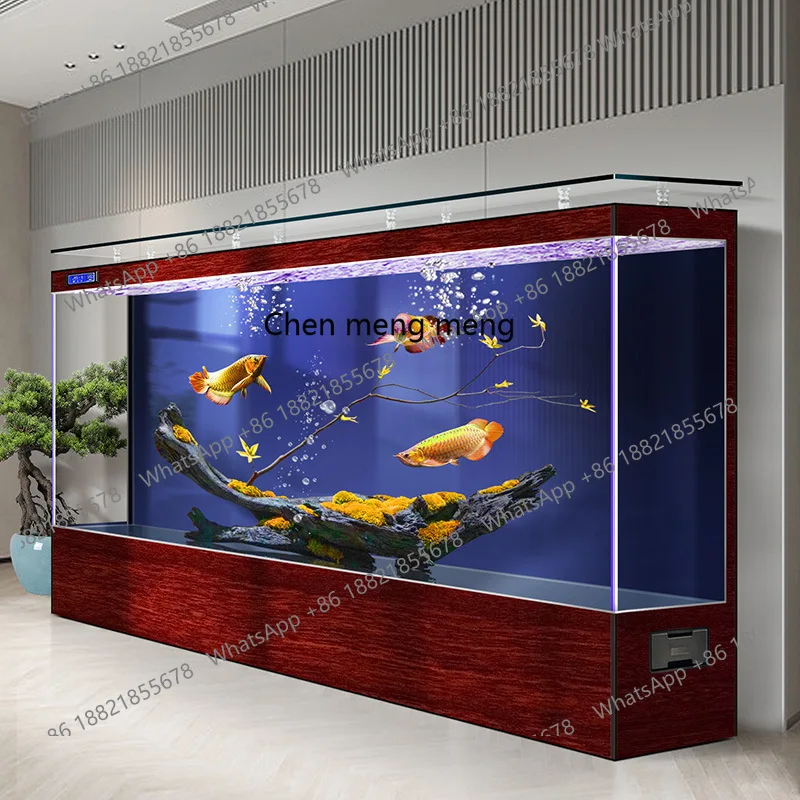G153 生態水槽、リビングルームに置く大型超白ガラス、水換 - Aquarium Fish Goldfish のレビューと価格