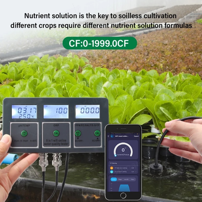 WiFiデジタルPH ORP TDS EC 塩分 S.G 温 - Aquarium Fish Online のレビューと価格