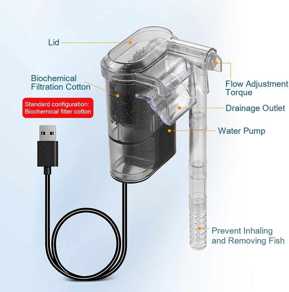 新型水槽吊り下げ式フィルター ミニフィルター 魚タンク US - Aquarium Xl のレビューと価格